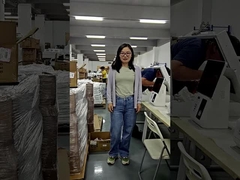 LIEN صندوق نقدی با دو صفحه نمایش 15.6 اینچی لمس NFC خواننده رسید چاپگر اسکنر بارکد