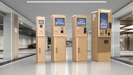 مواد فولاد ضد زنگ سیستم پارکینگ عمومی کیوسک خودپرداز برای استفاده در فضای باز