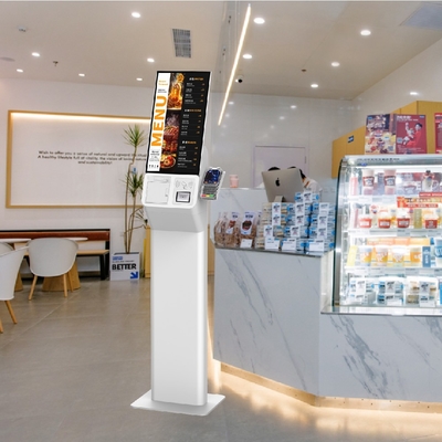 21.5 اینچ اندروید لینوکس ویندوز صفحه لمسی خود سفارش POS ترمینال دیجیتال خود سرویس کیوسک پرداخت