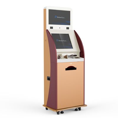 کیوسک پرداخت 19 اینچی با صفحه نمایش لمسی ایستاده رایگان بیمارستان خود چاپ آزمایشگاهی